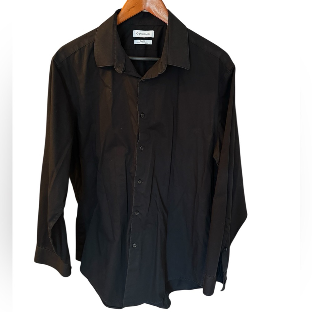 Calvin Klein Black Dress Shirt